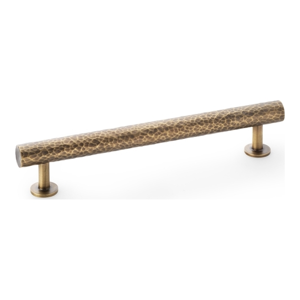 AW817-160-AB • Antique Brass • Alexander & Wilks Leila Hammered Cabinet Pull